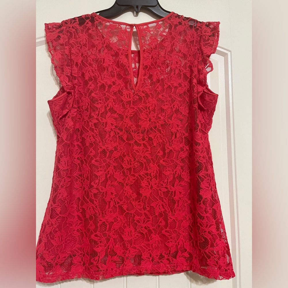 White House Black Market Lace Top - Picture 4 of 6